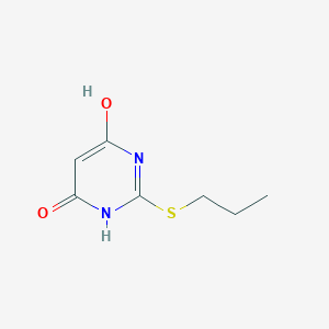 molecular formula C7H10N2O2S B044197 2-(丙硫基)嘧啶-4,6-二醇 CAS No. 145783-12-6