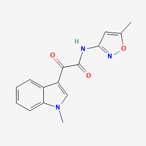 N-(5-METHYL-12-OXAZOL-3-YL)-2-(1-METHYL-1H-INDOL-3-YL)-2-OXOACETAMIDE