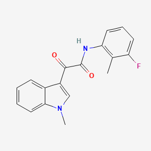 N-(3-fluoro-2-methylphenyl)-2-(1-methyl-1H-indol-3-yl)-2-oxoacetamide