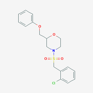 4-[(2-chlorobenzyl)sulfonyl]-2-(phenoxymethyl)morpholine