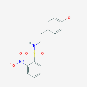 2-nitro-N-[2-(4-methoxyphenyl)ethyl]benzenesulfonamide