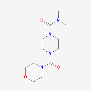 N,N-dimethyl-4-(morpholine-4-carbonyl)piperazine-1-carboxamide