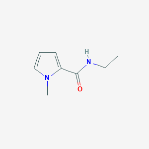 molecular formula C8H12N2O B044199 N-乙基-1-甲基吡咯-2-甲酰胺 CAS No. 124725-22-0