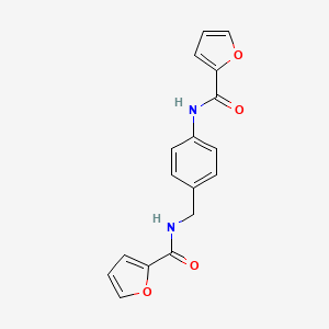 N-{4-[(furan-2-ylcarbonyl)amino]benzyl}furan-2-carboxamide