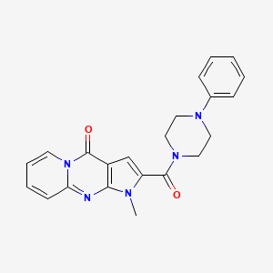 1-methyl-2-[(4-phenylpiperazin-1-yl)carbonyl]pyrido[1,2-a]pyrrolo[2,3-d]pyrimidin-4(1H)-one