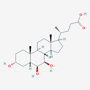 molecular formula C24H40O5 B044201 β-熊去氧胆酸 CAS No. 2393-59-1
