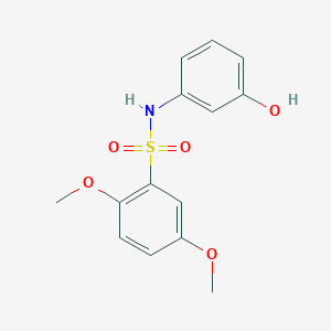 N-(3-hydroxyphenyl)-2,5-dimethoxybenzenesulfonamide