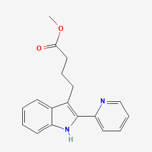 Methyl 4-(2-(2-pyridyl)indol-3-yl)butanoate