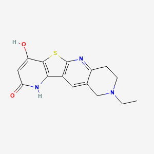 6-ethyl-15-hydroxy-17-thia-2,6,12-triazatetracyclo[8.7.0.03,8.011,16]heptadeca-1(10),2,8,11(16),14-pentaen-13-one