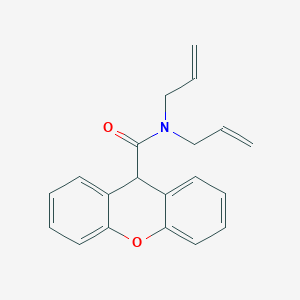 molecular formula C20H19NO2 B442028 N,N-bis(prop-2-enyl)-9H-xanthene-9-carboxamide CAS No. 349401-16-7