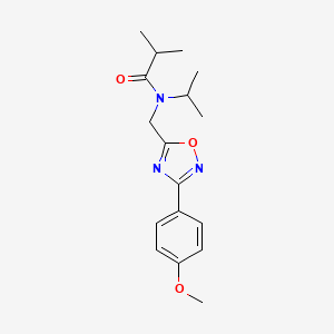 N-isopropyl-N-{[3-(4-methoxyphenyl)-1,2,4-oxadiazol-5-yl]methyl}-2-methylpropanamide