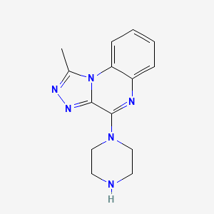 1-{1-METHYL-[1,2,4]TRIAZOLO[4,3-A]QUINOXALIN-4-YL}PIPERAZINE