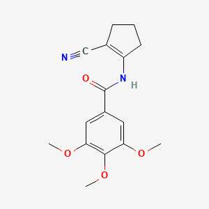 N-(2-cyanocyclopent-1-en-1-yl)-3,4,5-trimethoxybenzamide