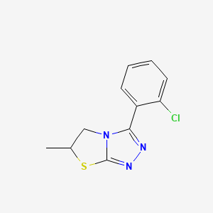 3-(2-chlorophenyl)-6-methyl-5,6-dihydro[1,3]thiazolo[2,3-c][1,2,4]triazole