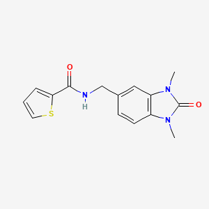 N-[(1,3-dimethyl-2-oxo-2,3-dihydro-1H-benzimidazol-5-yl)methyl]thiophene-2-carboxamide