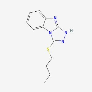 3-(butylthio)-9H-[1,2,4]triazolo[4,3-a]benzimidazole