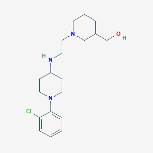 [1-(2-{[1-(2-chlorophenyl)piperidin-4-yl]amino}ethyl)piperidin-3-yl]methanol