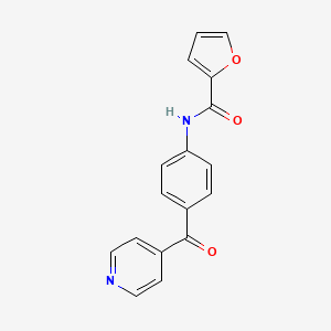 N-[4-(pyridine-4-carbonyl)phenyl]furan-2-carboxamide