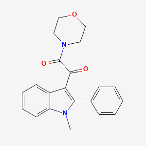 1-(1-methyl-2-phenyl-1H-indol-3-yl)-2-(morpholin-4-yl)ethane-1,2-dione