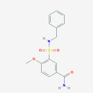 3-(Benzylsulfamoyl)-4-methoxybenzamide