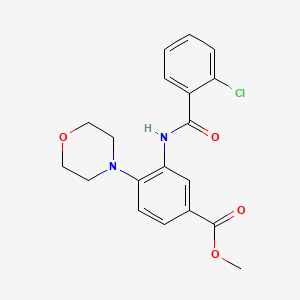 methyl 3-[(2-chlorobenzoyl)amino]-4-morpholin-4-ylbenzoate