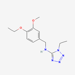 N-(4-ethoxy-3-methoxybenzyl)-1-ethyl-1H-tetrazol-5-amine