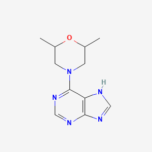 6-(2,6-dimethylmorpholin-4-yl)-9H-purine