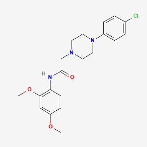 2-[4-(4-chlorophenyl)piperazin-1-yl]-N-(2,4-dimethoxyphenyl)acetamide