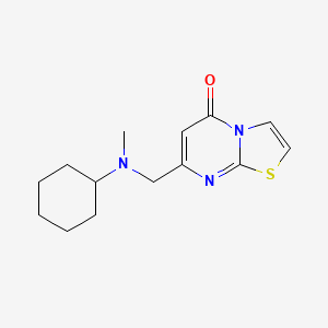 7-{[cyclohexyl(methyl)amino]methyl}-5H-[1,3]thiazolo[3,2-a]pyrimidin-5-one