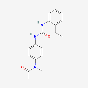 N-(4-{[(2-ethylphenyl)carbamoyl]amino}phenyl)-N-methylacetamide