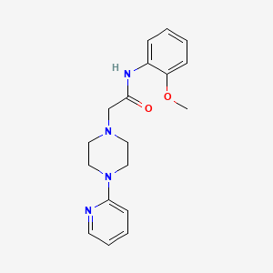 N-(2-methoxyphenyl)-2-[4-(pyridin-2-yl)piperazin-1-yl]acetamide