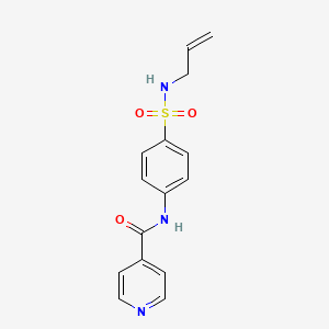 N-{4-[(allylamino)sulfonyl]phenyl}isonicotinamide