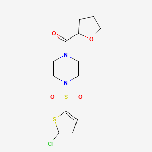 1-[(5-chloro-2-thienyl)sulfonyl]-4-(tetrahydro-2-furanylcarbonyl)piperazine