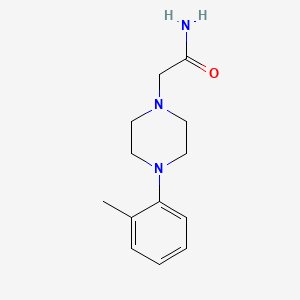 2-[4-(2-Methylphenyl)piperazin-1-yl]acetamide