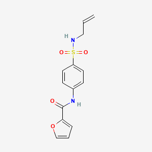 N-{4-[(PROP-2-EN-1-YL)SULFAMOYL]PHENYL}FURAN-2-CARBOXAMIDE