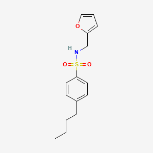 4-butyl-N-(furan-2-ylmethyl)benzenesulfonamide