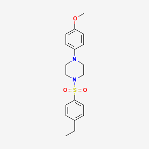 1-(4-ETHYLBENZENESULFONYL)-4-(4-METHOXYPHENYL)PIPERAZINE