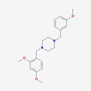 1-(2,4-Dimethoxybenzyl)-4-(3-methoxybenzyl)piperazine
