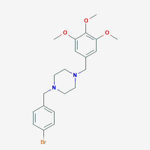 1-(4-Bromobenzyl)-4-(3,4,5-trimethoxybenzyl)piperazine