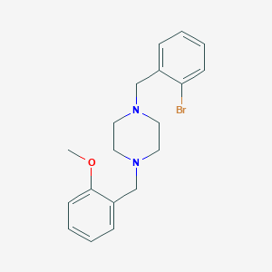 1-(2-Bromo-benzyl)-4-(2-methoxy-benzyl)-piperazine