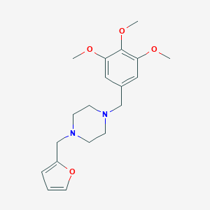 1-(Furan-2-ylmethyl)-4-(3,4,5-trimethoxybenzyl)piperazine
