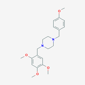 1-(4-Methoxybenzyl)-4-(2,4,5-trimethoxybenzyl)piperazine