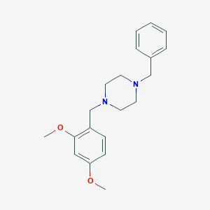molecular formula C20H26N2O2 B442314 1-Benzyl-4-(2,4-dimethoxybenzyl)piperazine CAS No. 355396-01-9