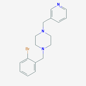 1-(2-Bromobenzyl)-4-(pyridin-3-ylmethyl)piperazine