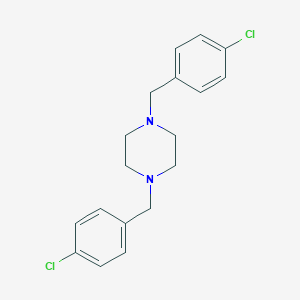 molecular formula C18H20Cl2N2 B442319 1,4-Bis(4-chlorobenzyl)piperazine 