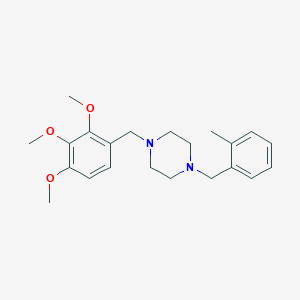 1-(2-Methylbenzyl)-4-(2,3,4-trimethoxybenzyl)piperazine