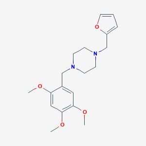 1-(2-Furylmethyl)-4-(2,4,5-trimethoxybenzyl)piperazine