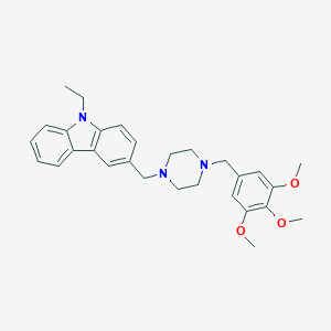 9-Ethyl-3-[4-(3,4,5-trimethoxy-benzyl)-piperazin-1-ylmethyl]-9H-carbazole