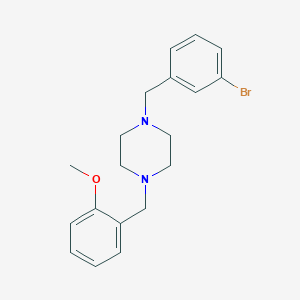 2-{[4-(3-Bromobenzyl)-1-piperazinyl]methyl}phenyl methyl ether