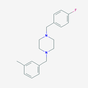 1-(4-Fluorobenzyl)-4-(3-methylbenzyl)piperazine